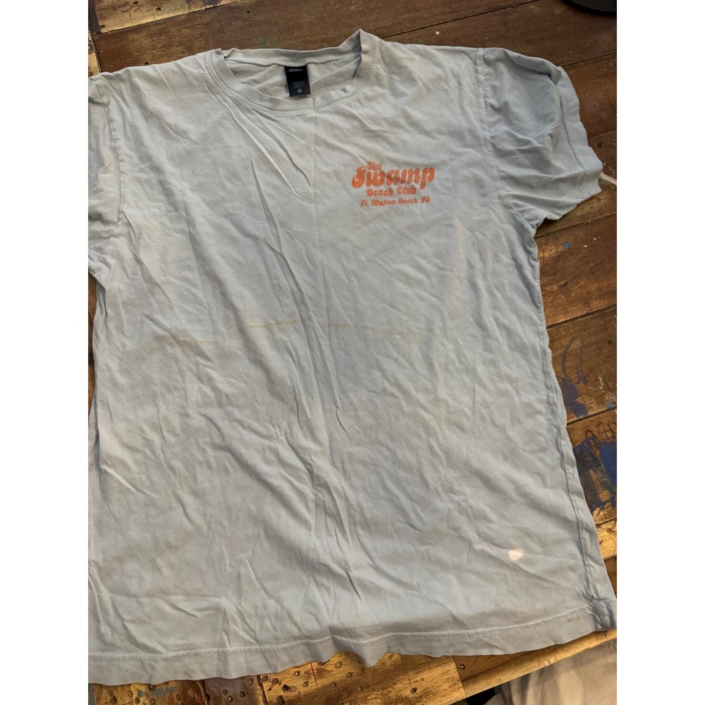 Alternative The Swamp Beach Club Ft Walton Beach FL T-Shirt Blue Large